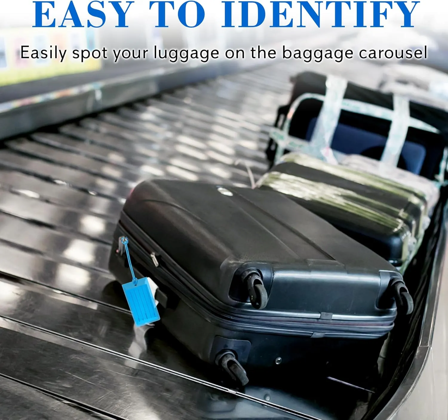 10 Pack Luggage Tags Suitcases PVC Travel Bag & Baggage ID Label Tags Travel Essentials by Sodsay - Image 5