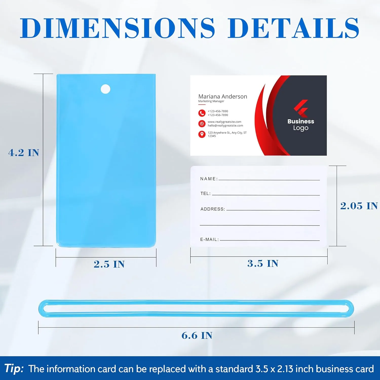 10 Pack Luggage Tags Suitcases PVC Travel Bag & Baggage ID Label Tags Travel Essentials by Sodsay - Image 7