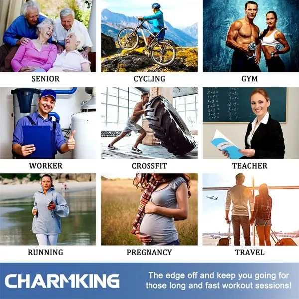 Compression Socks for Women & Men Circulation (3 Pairs) 15-20 mmHg is Best Support for Athletic Running Cycling - Image 5