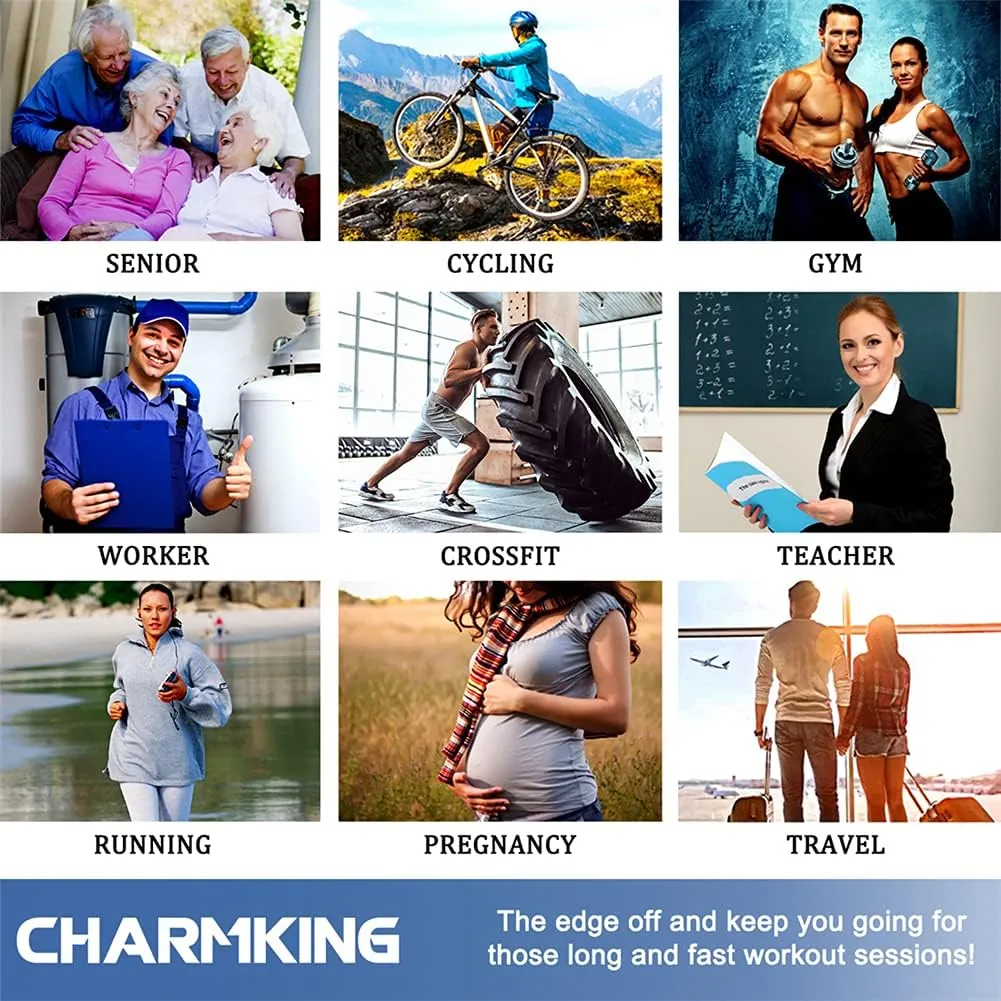 Compression Socks for Women & Men Circulation (3 Pairs) 15-20 mmHg is Best Support for Athletic Running Cycling - Image 5