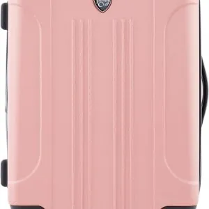 Chicago Hardside Expandable Spinner Luggage, Rose Gold, 20" Carry-On